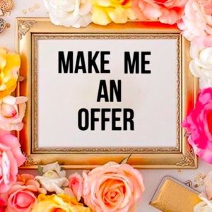 All offers will be considered:)